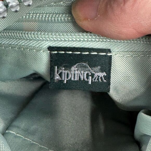 Kipling Alvar Rainbow Striped Nylon Crossbody Purse - Picture 11 of 12